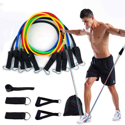 Pack d’entraînement complet *حبل للاحماء+حبال مقاومة +حماية للمعصم*